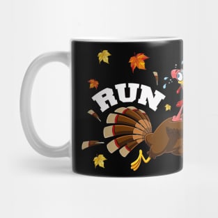 Turkey Run Costume Thanksgiving Running Turkey Trot Mug